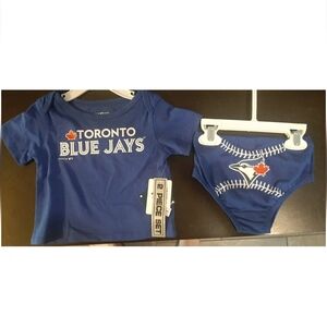 New 2pc. Set Toronto Blue Jays Size Infant 6-9 Months